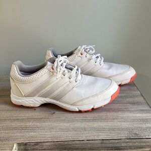 Adidas White Golf Shoes